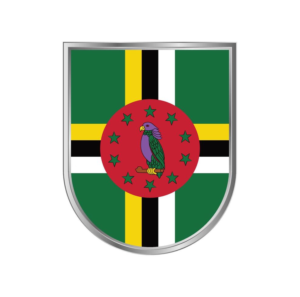 Dominica flag Vector