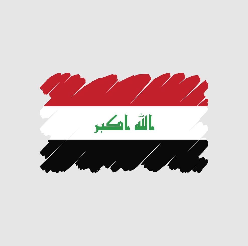 vector de bandera de irak