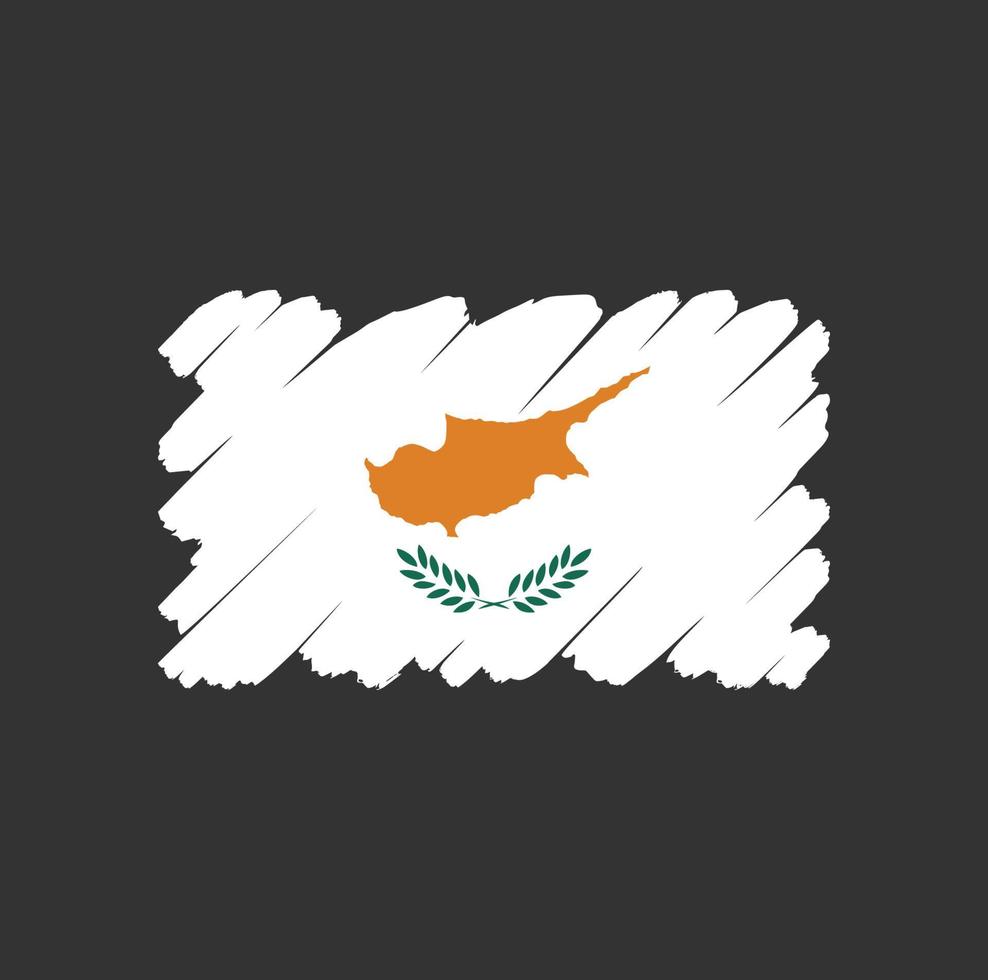 vector de bandera de chipre