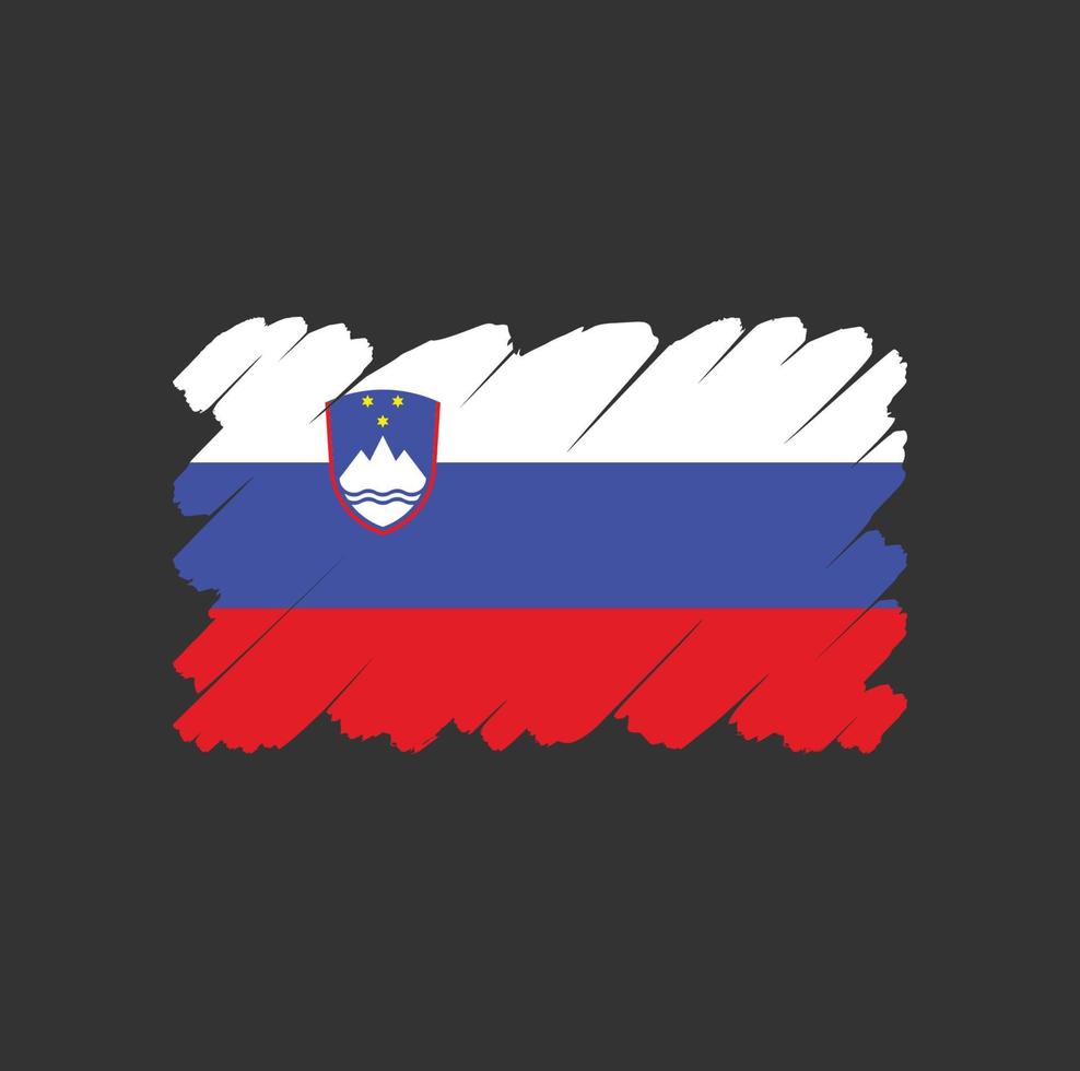 diseño de vector libre de bandera de eslovenia