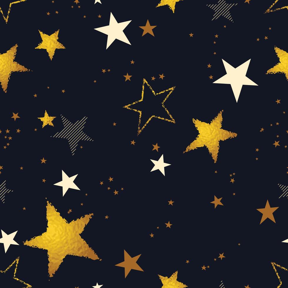 Seamless Star Pattern vector