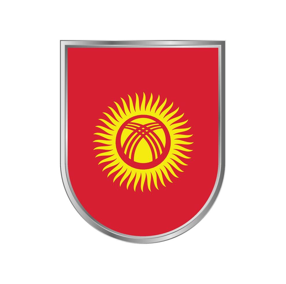 Kyrgyzstan flag Vector