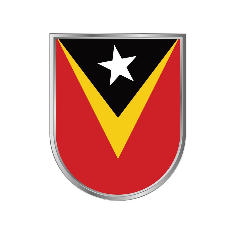 Timor Leste Flag Vector