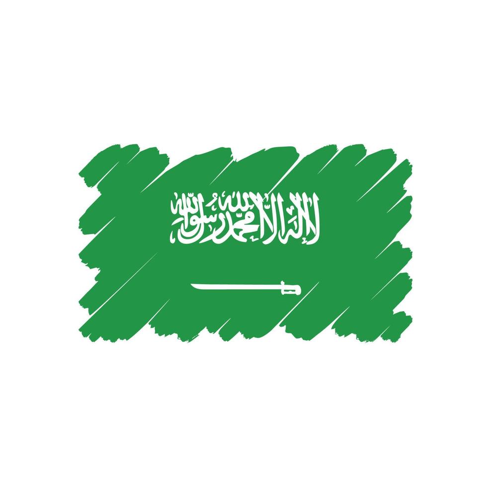 Saudi Arabia Flag Free Vector Design