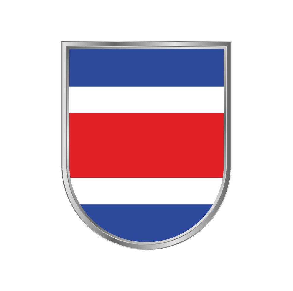 Costa Rica flag Vector