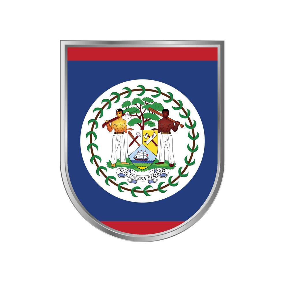 vector de bandera de belice