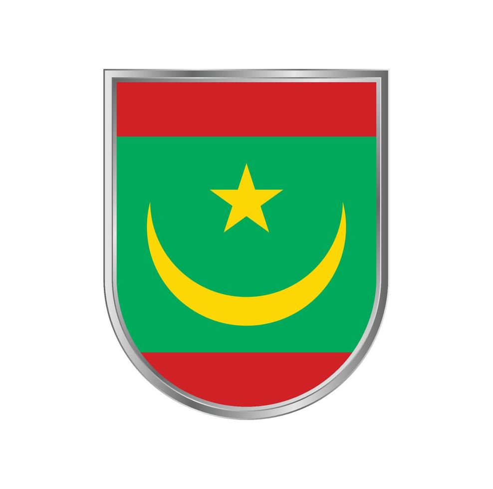 vector de bandera de mauritania