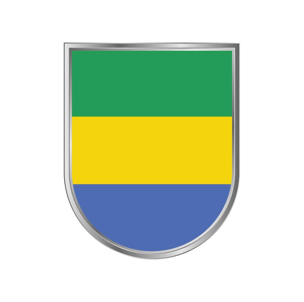 vector de bandera de gabon