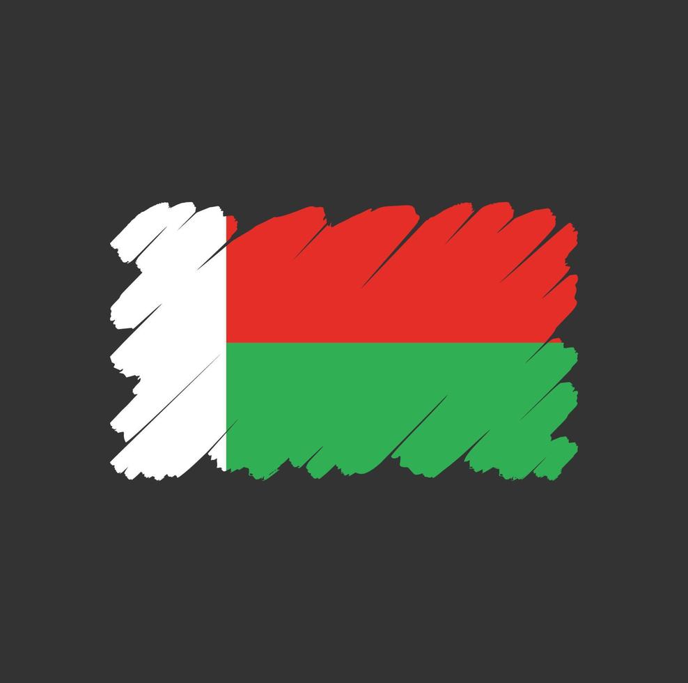 Madagascar Flag symbol sign Free Vector