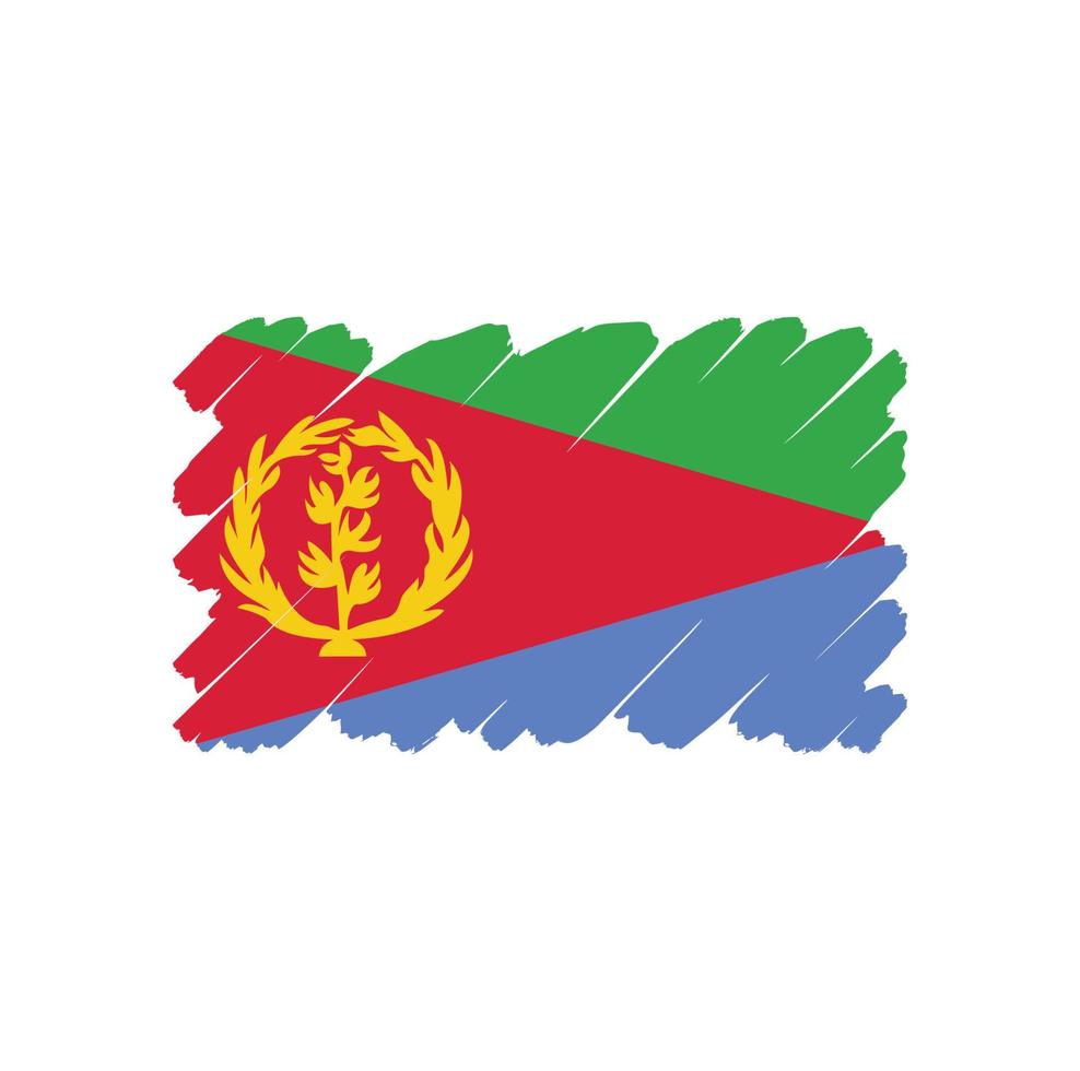 Eritrea flag vector