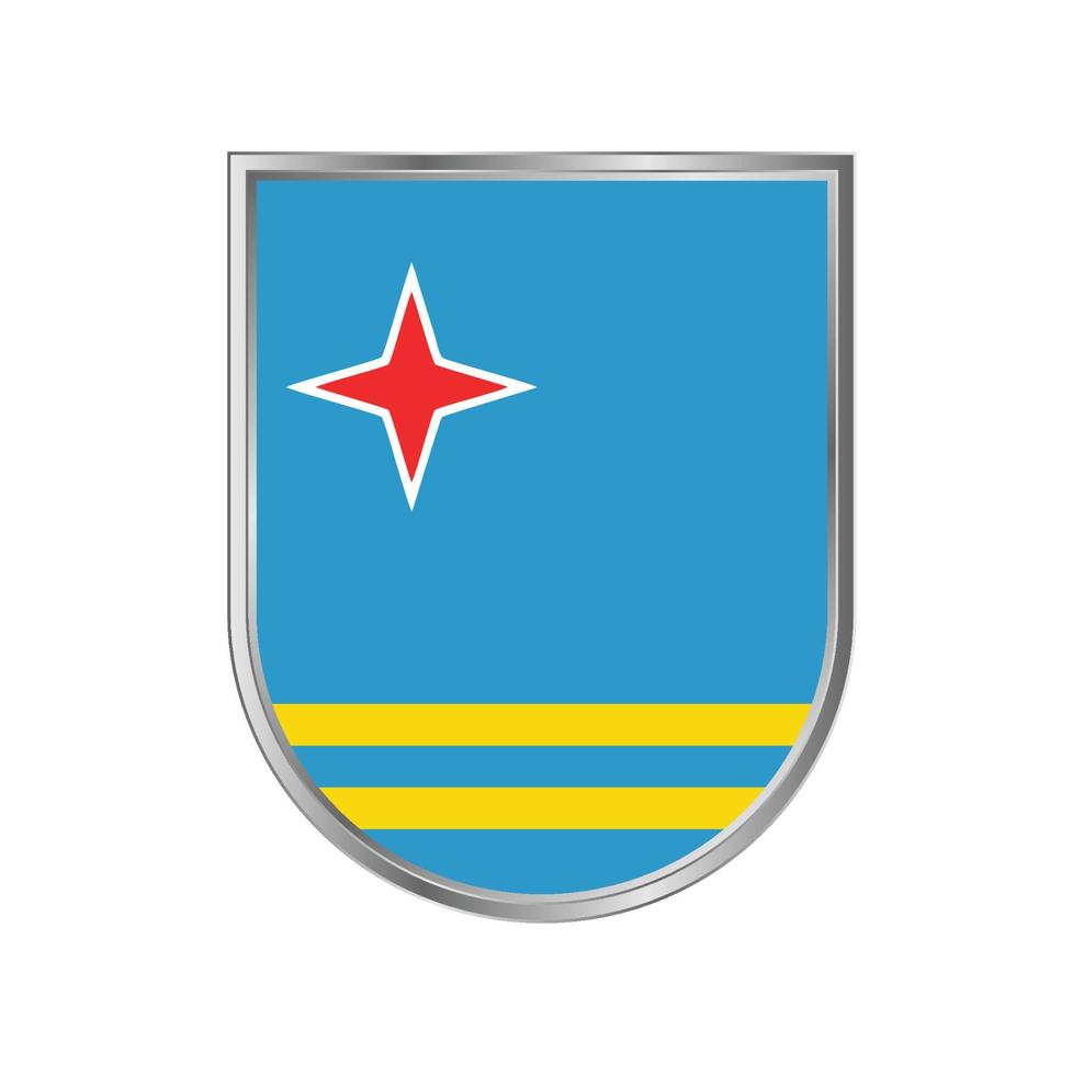 vector de bandera de aruba