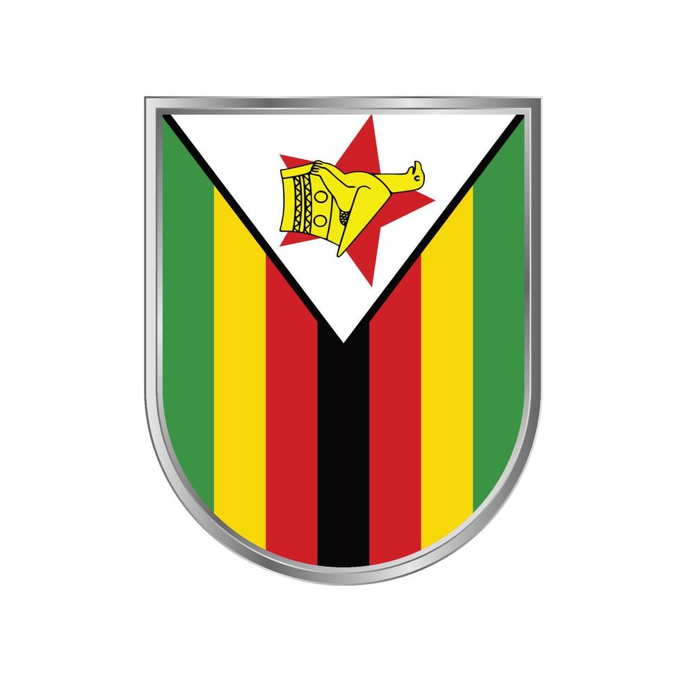 Zimbabwe Flag Vector