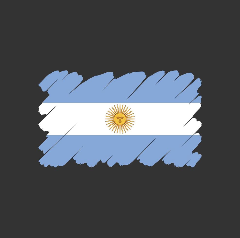 Argentina Flag symbol sign Free Vector