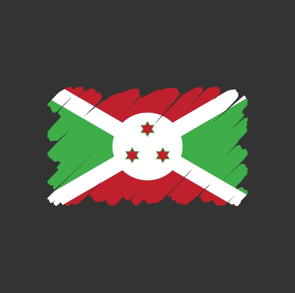 Burundi flag vector