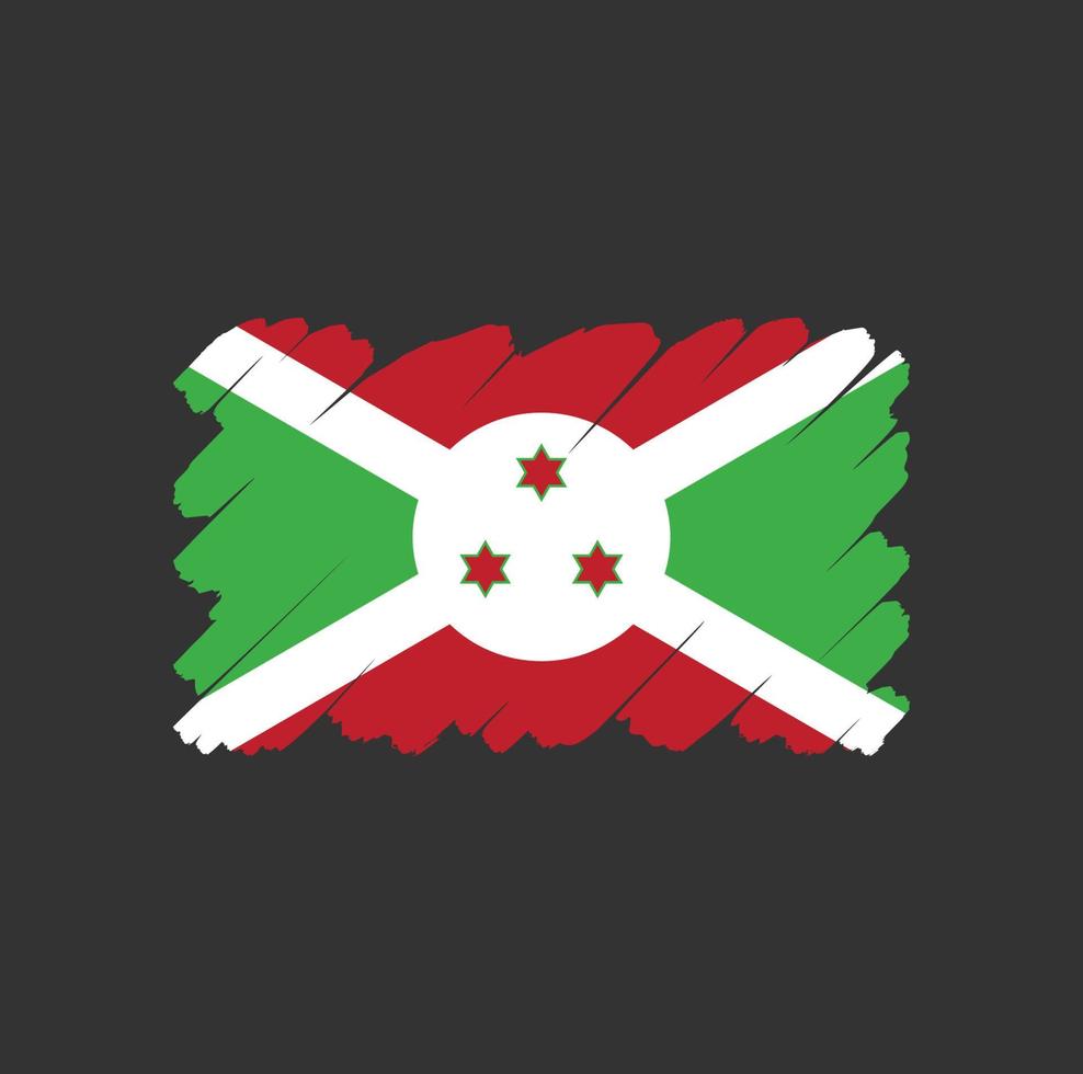 vector de bandera de burundi