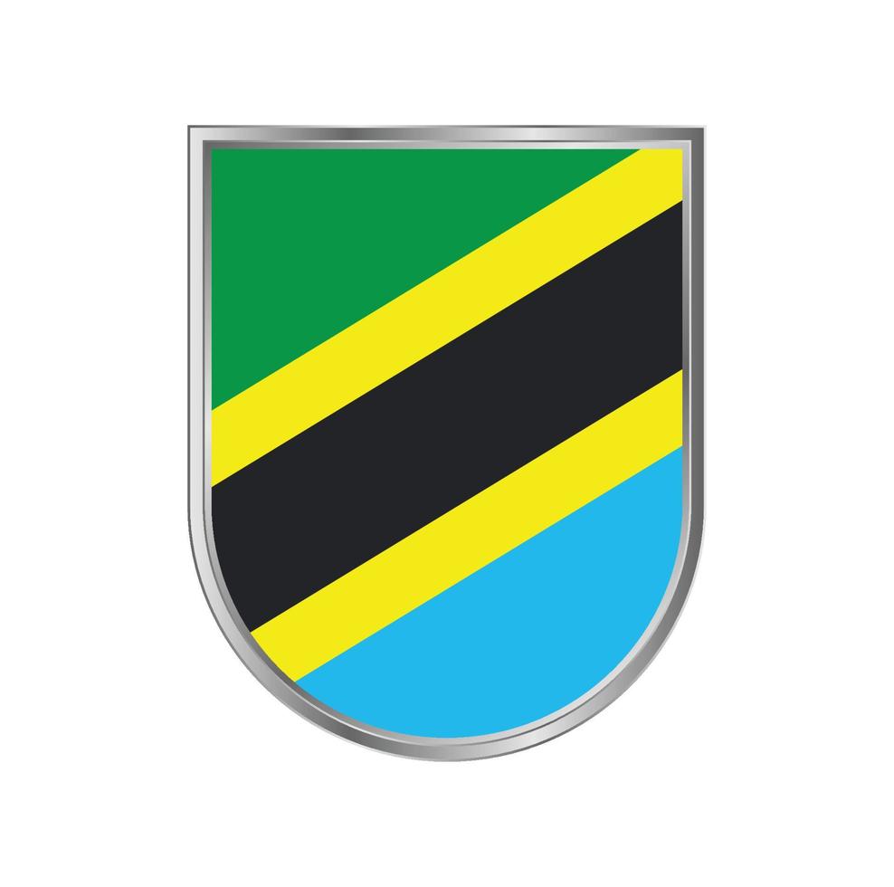 vector de bandera de tanzania