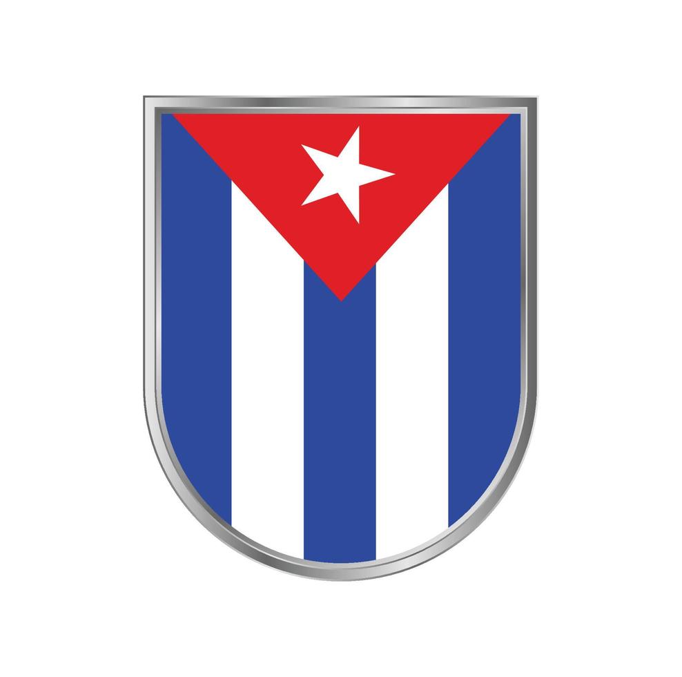 vector de bandera de cuba