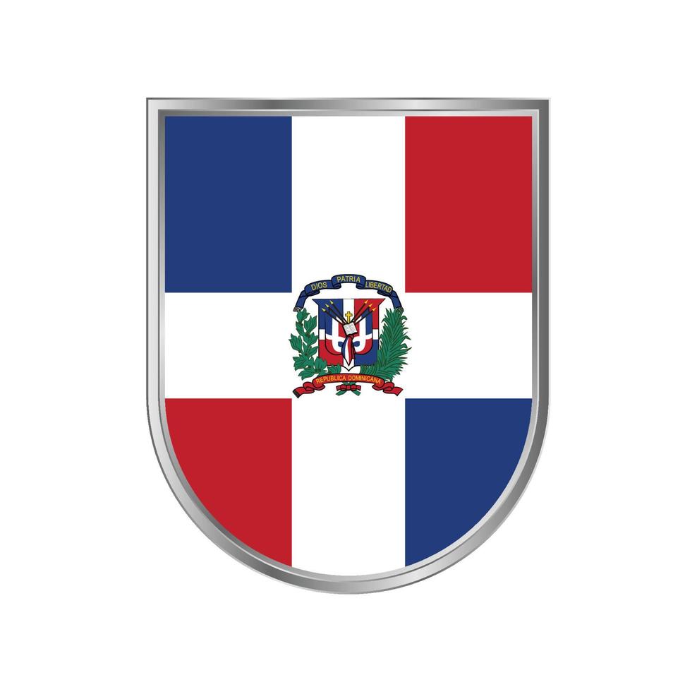 vector de bandera de república dominicana