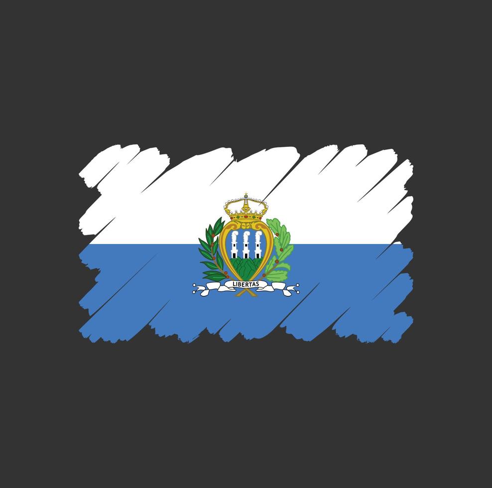 San Marino Flag Free Vector Design