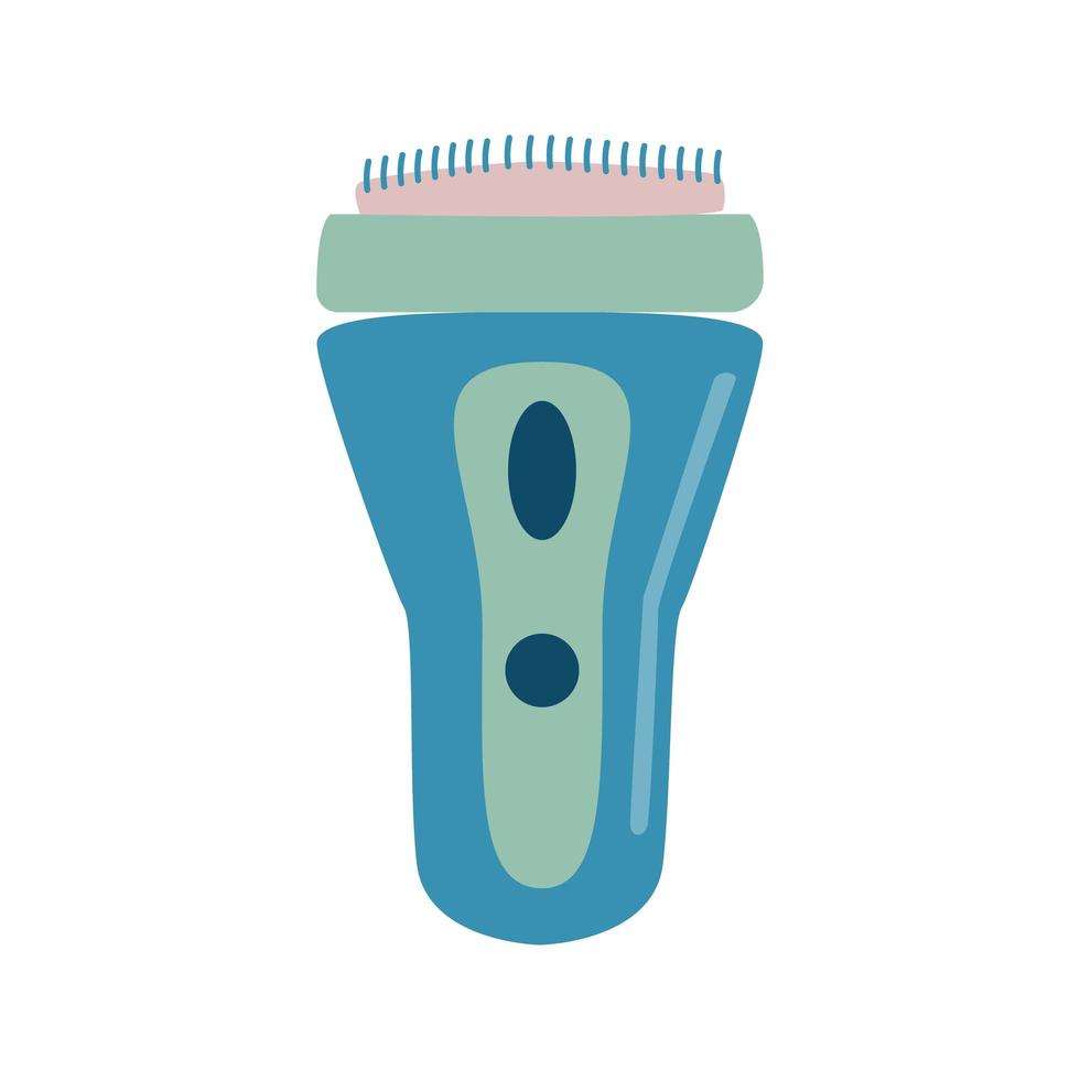 Electric shaver. Hairdresser tool flat isoleted icon vector