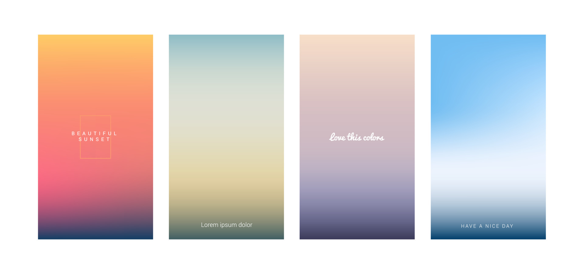 Blurred gradient background set mobile wallpaper screen size. Colours are represent the four season 4945583 Vector Art at Vecteezy Blurred gradient background set mobile wallpaper screen size. Colours are represent the four season 4945583 Vector Art at Vecteezy