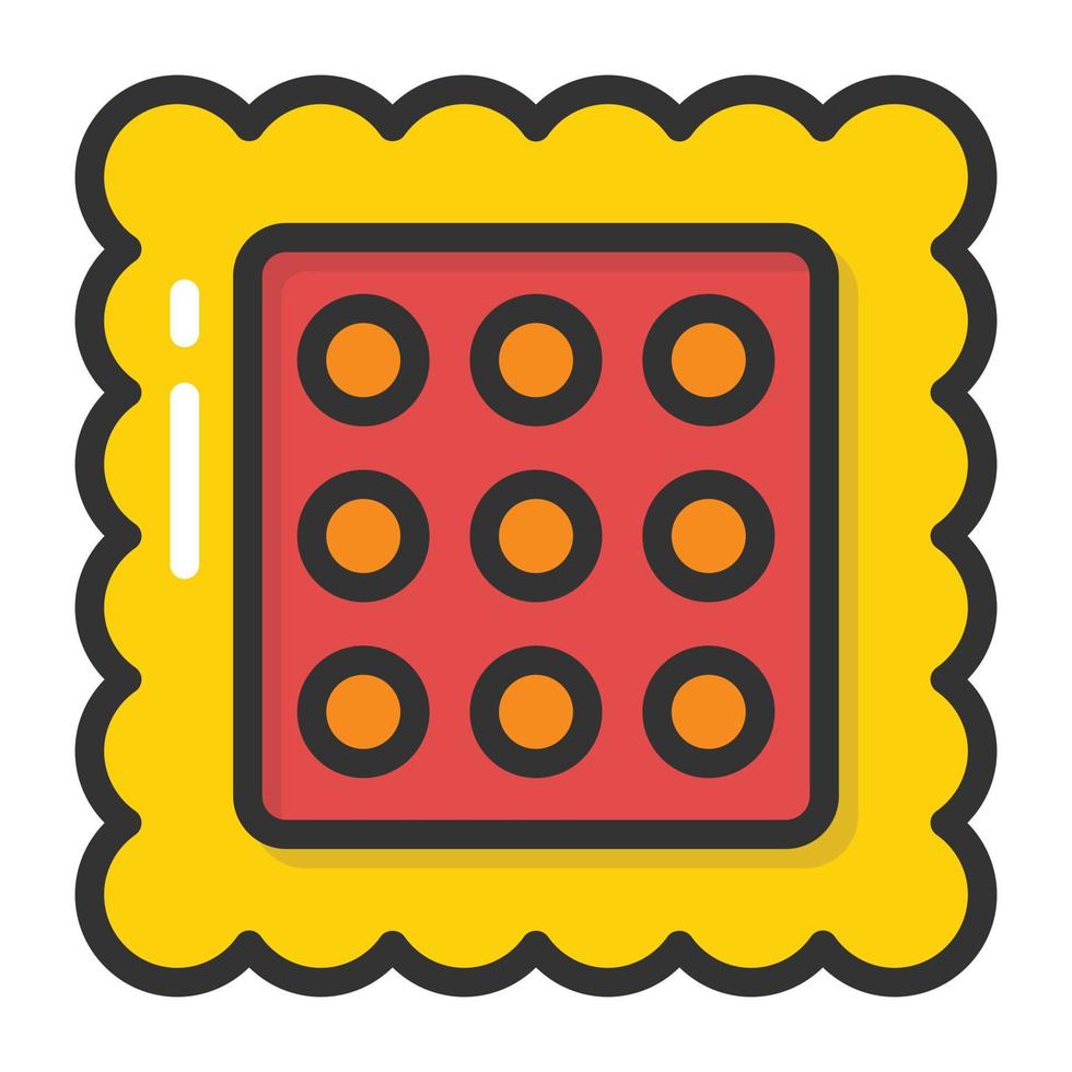 Trendy Napkin Vector