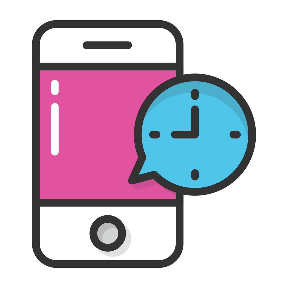 Mobile Speaking Clock vector