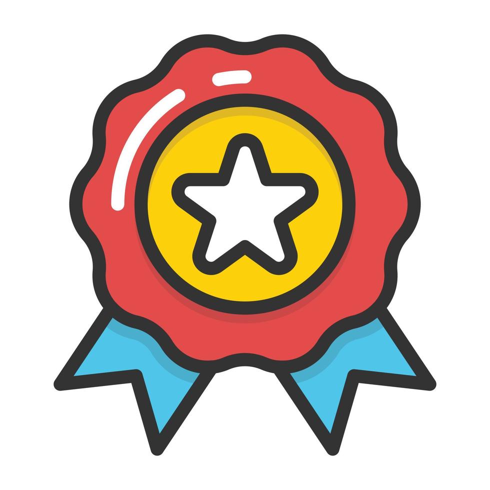 Star Badge Vector