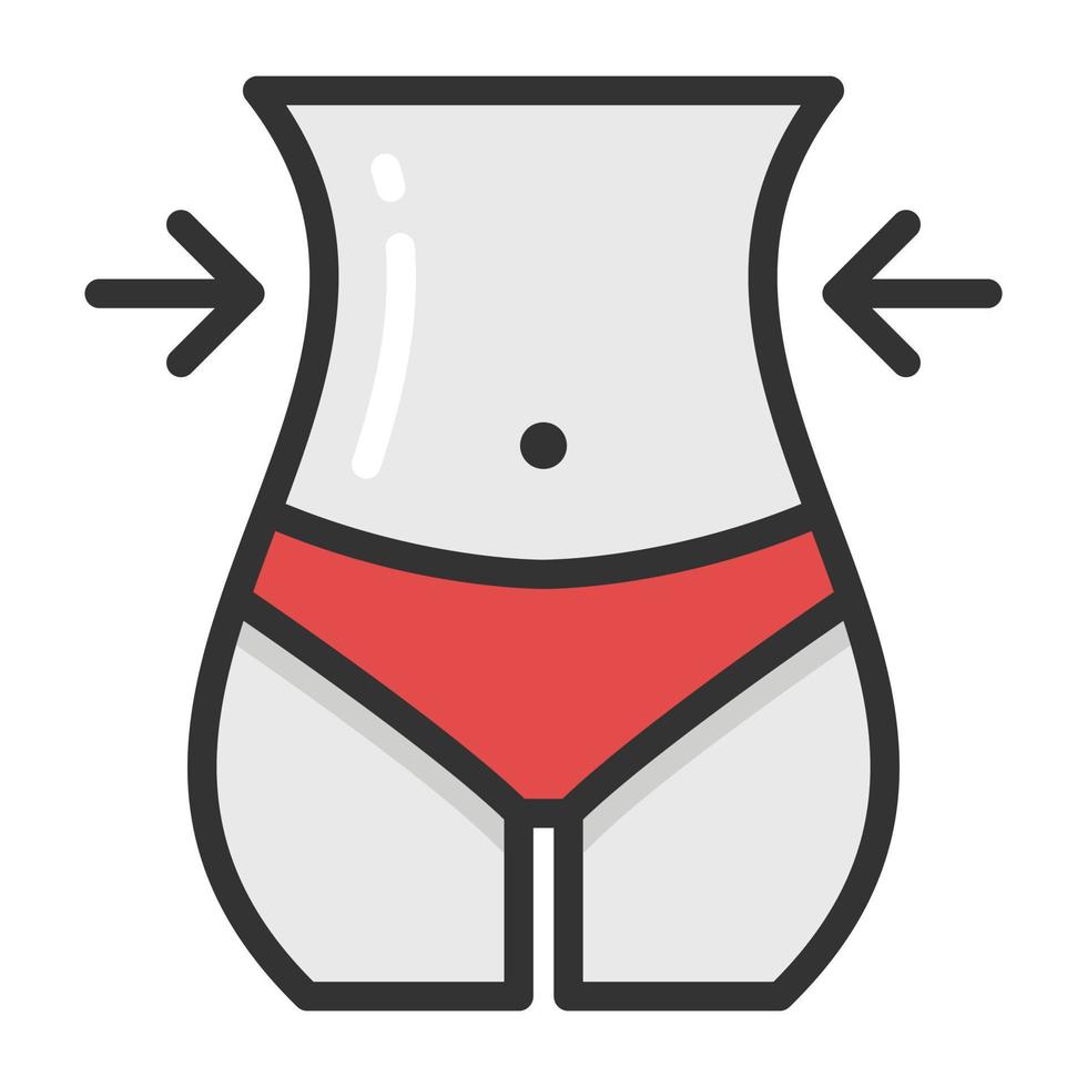 Trendy Waistline Concepts vector
