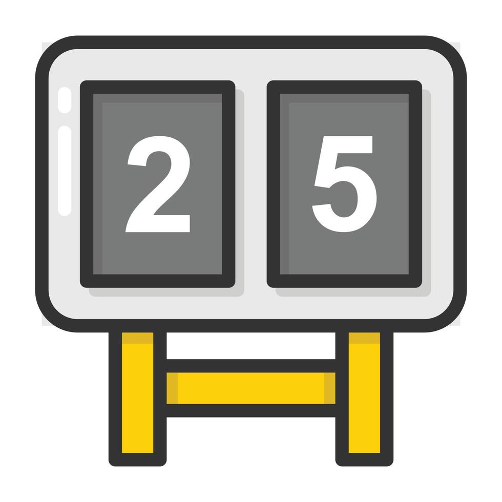 Trendy Scoreboard Concepts vector