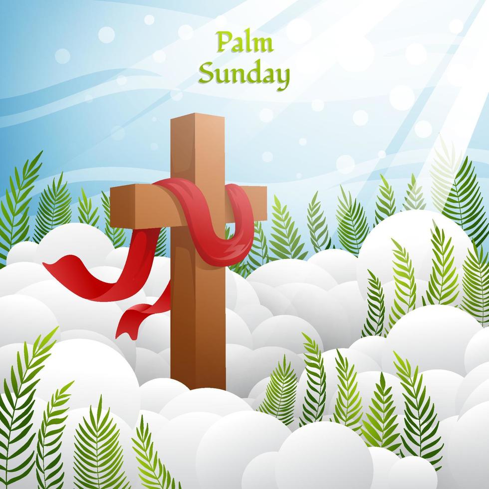 Palm Sunday Concept vector