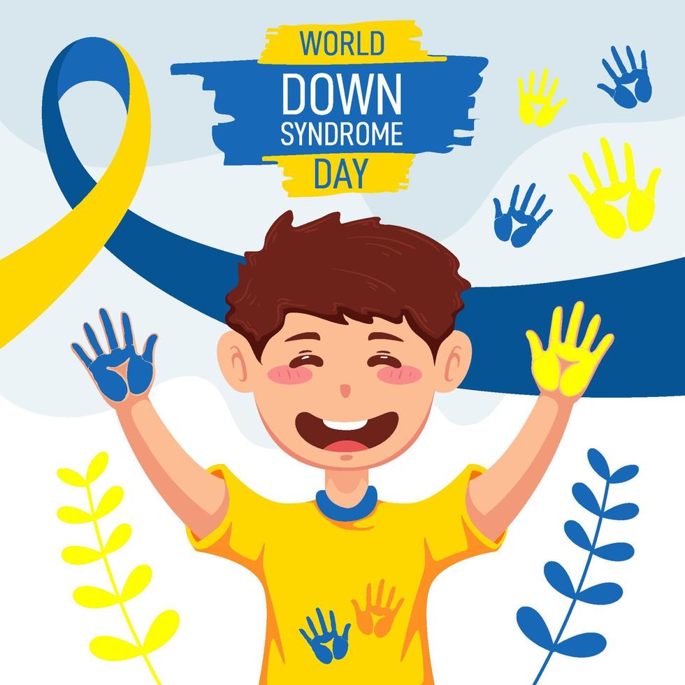 World Down Syndrome Day Concept vector