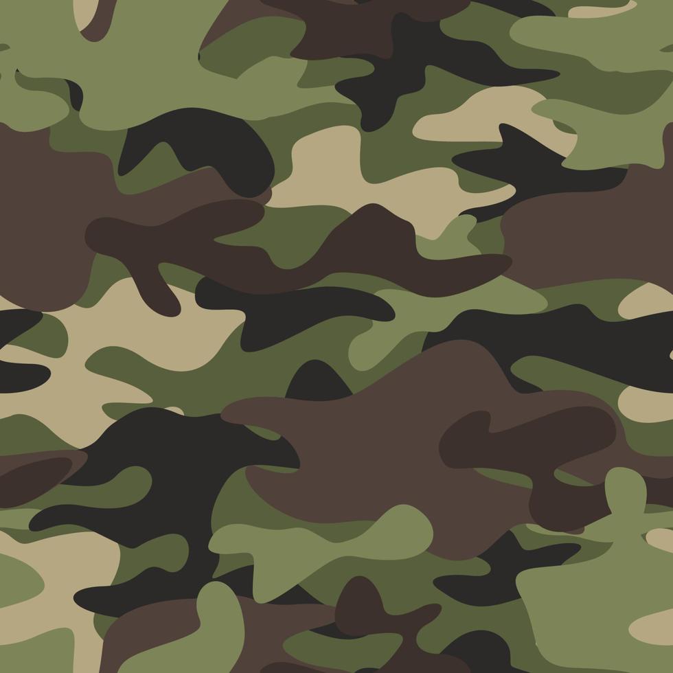 Camouflage Military Army Seamless Pattern vector
