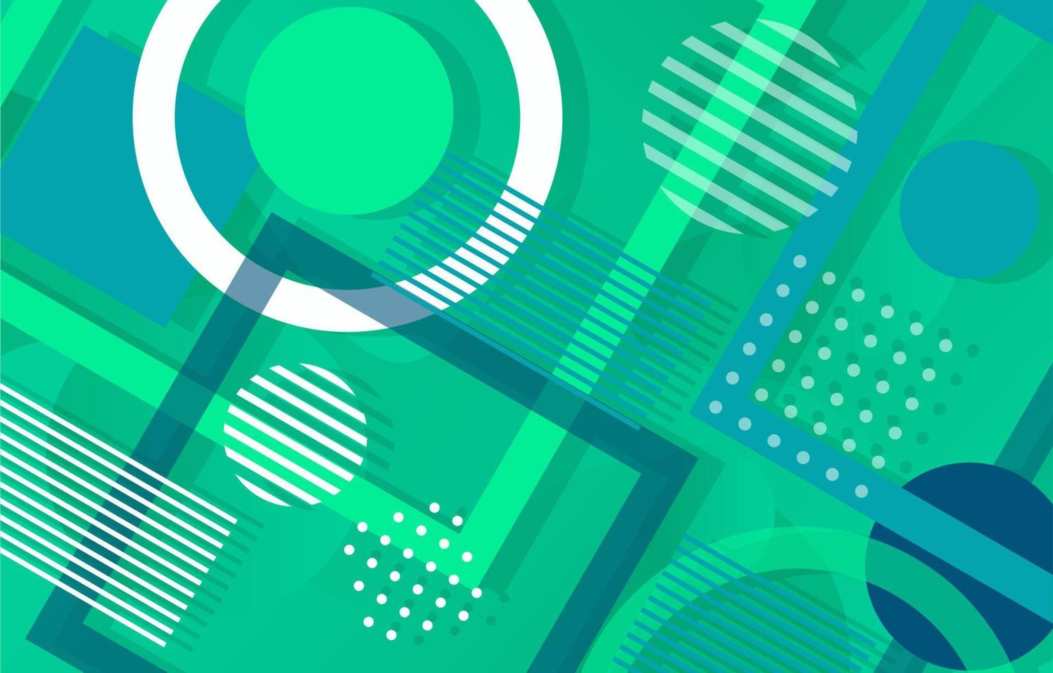 Green Abstract Geometric vector