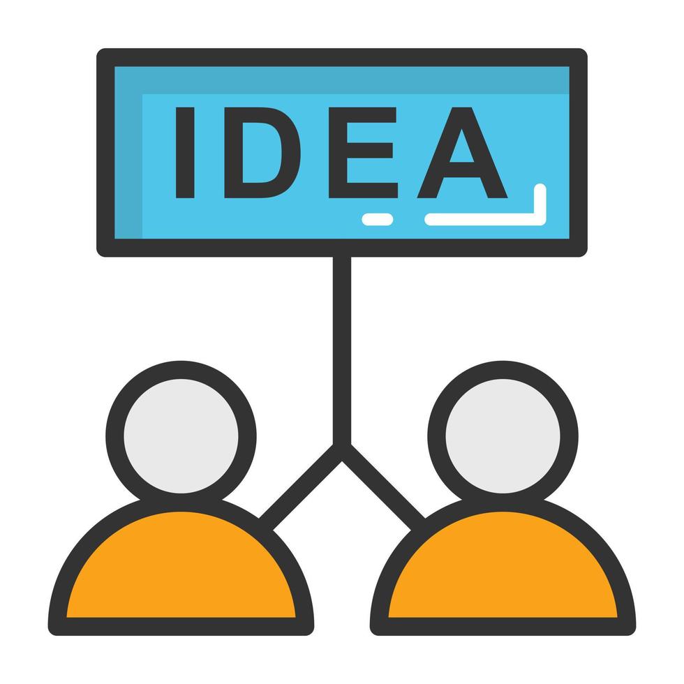 Idea Sharing Concepts vector