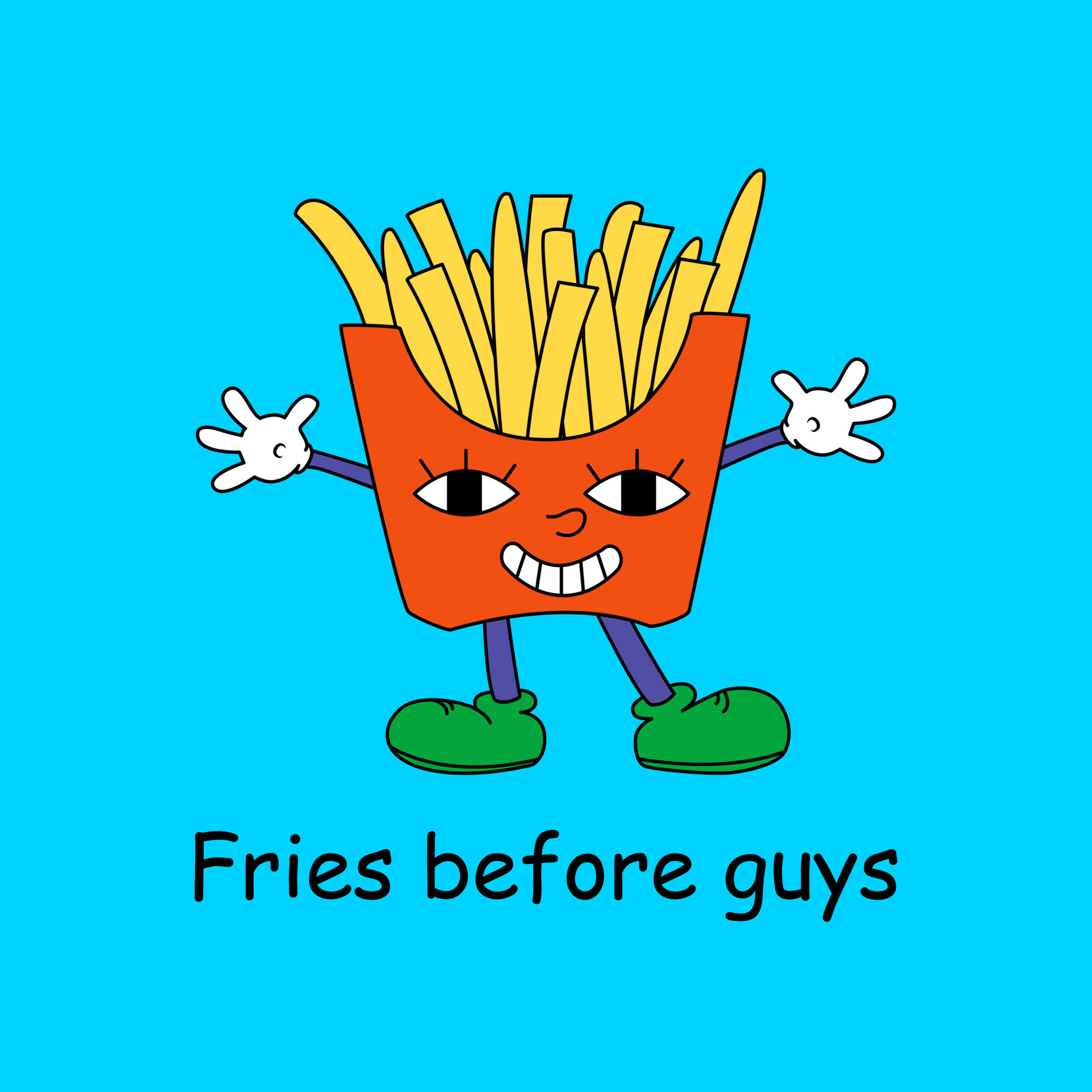 Retro Fast Food Mascot Illustrations. Old Cartoon Style Character. French Fries With Arms And Legs And Lettering. 4947505 Vector Art at Vecteezy Retro Fast Food Mascot Illustrations. Old Cartoon Style Character. French Fries With Arms And Legs And Lettering. 4947505 Vector Art at Vecteezy
