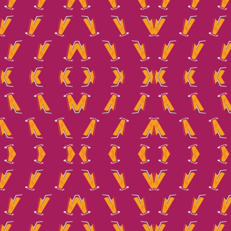 Seamless Pattern Background of Hand Drawn Glass of Juice Shape vector