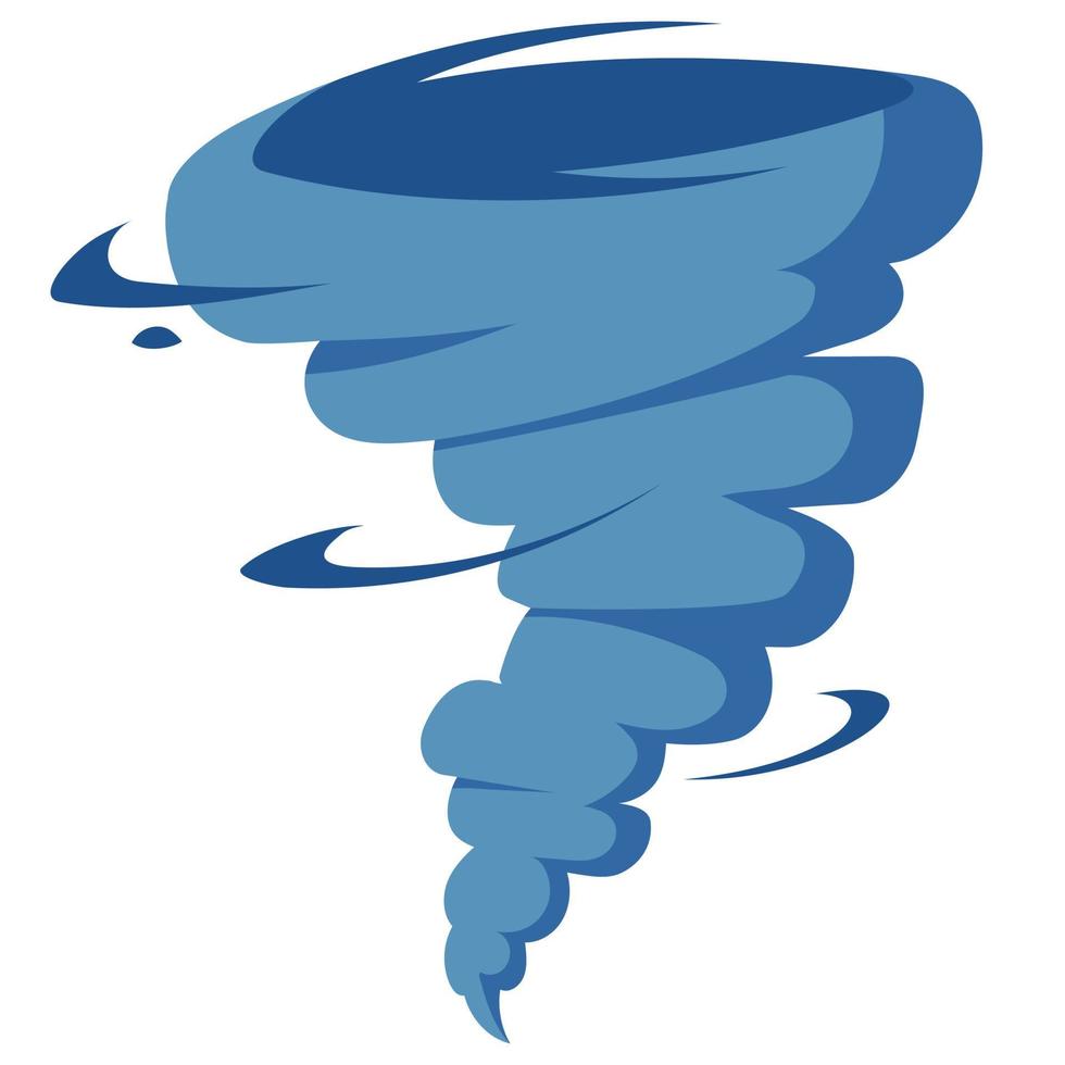 Tornado in cartoon style. 4947584 Vector Art at Vecteezy