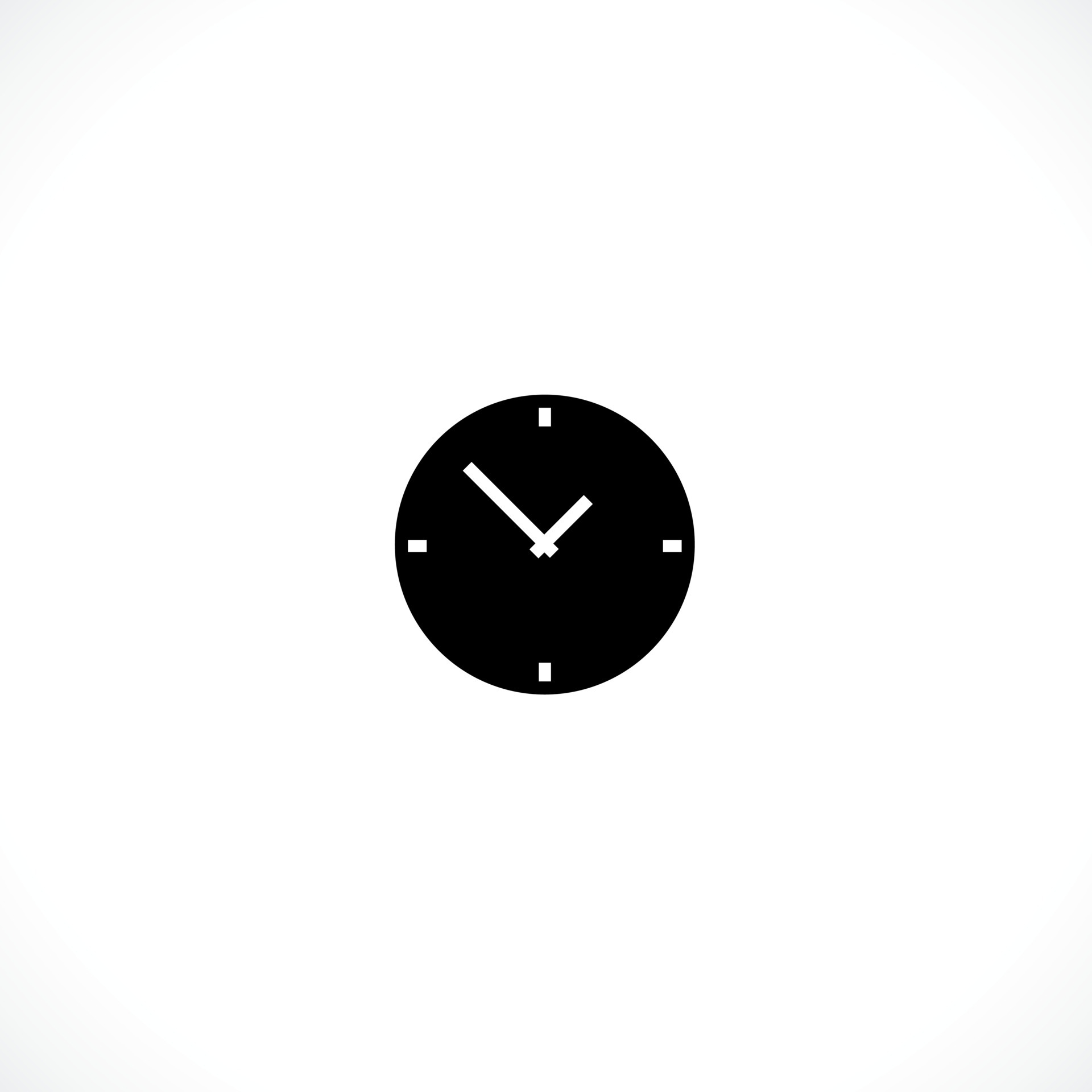 Clock icon. Clock Time symbol flat style. design web site icon, logo, app,  UI. Illustration - Vector. EPS10. 4338226 Vector Art at Vecteezy