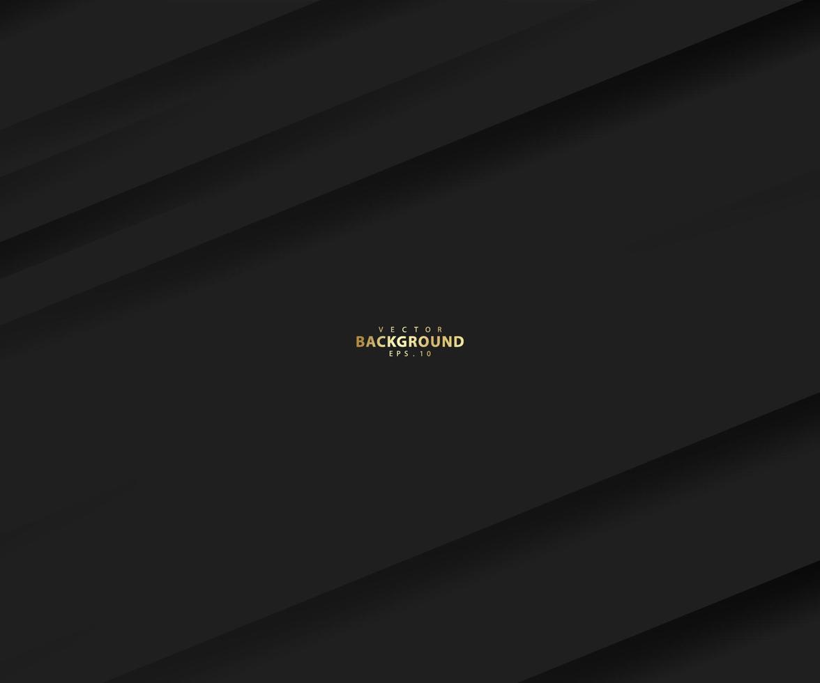 Dark and shadow abstract background. Modern Black design Template. vector illustration.