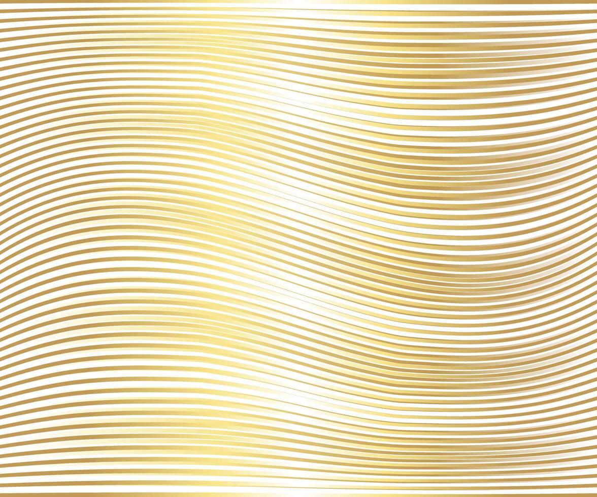 Gold wave line background. Luxurious design vector
