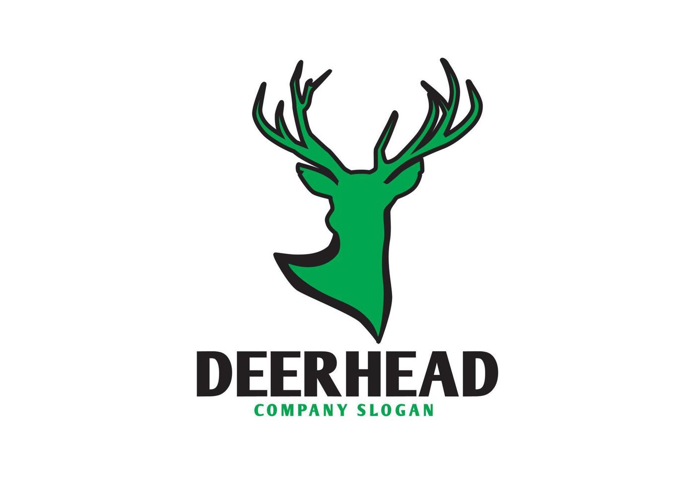 Deer Head Logo vector