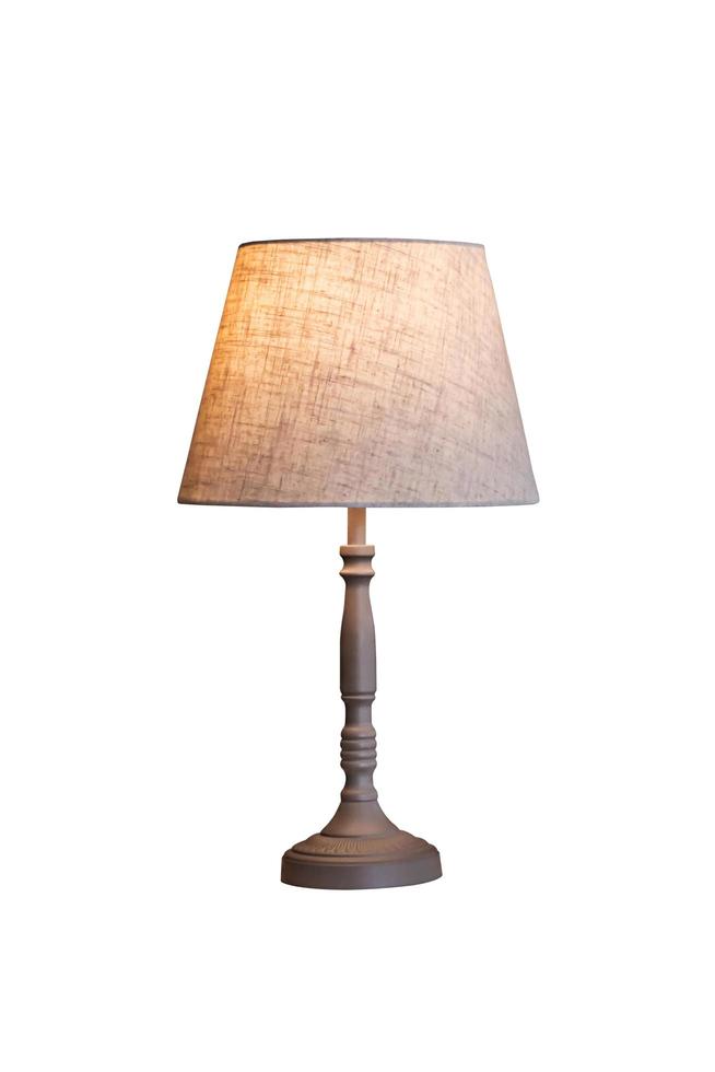 Table lamp isolated. photo