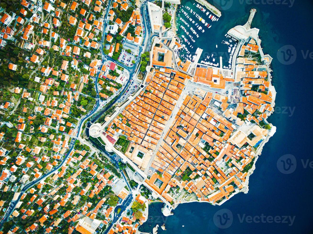 dubrovnik top view photo