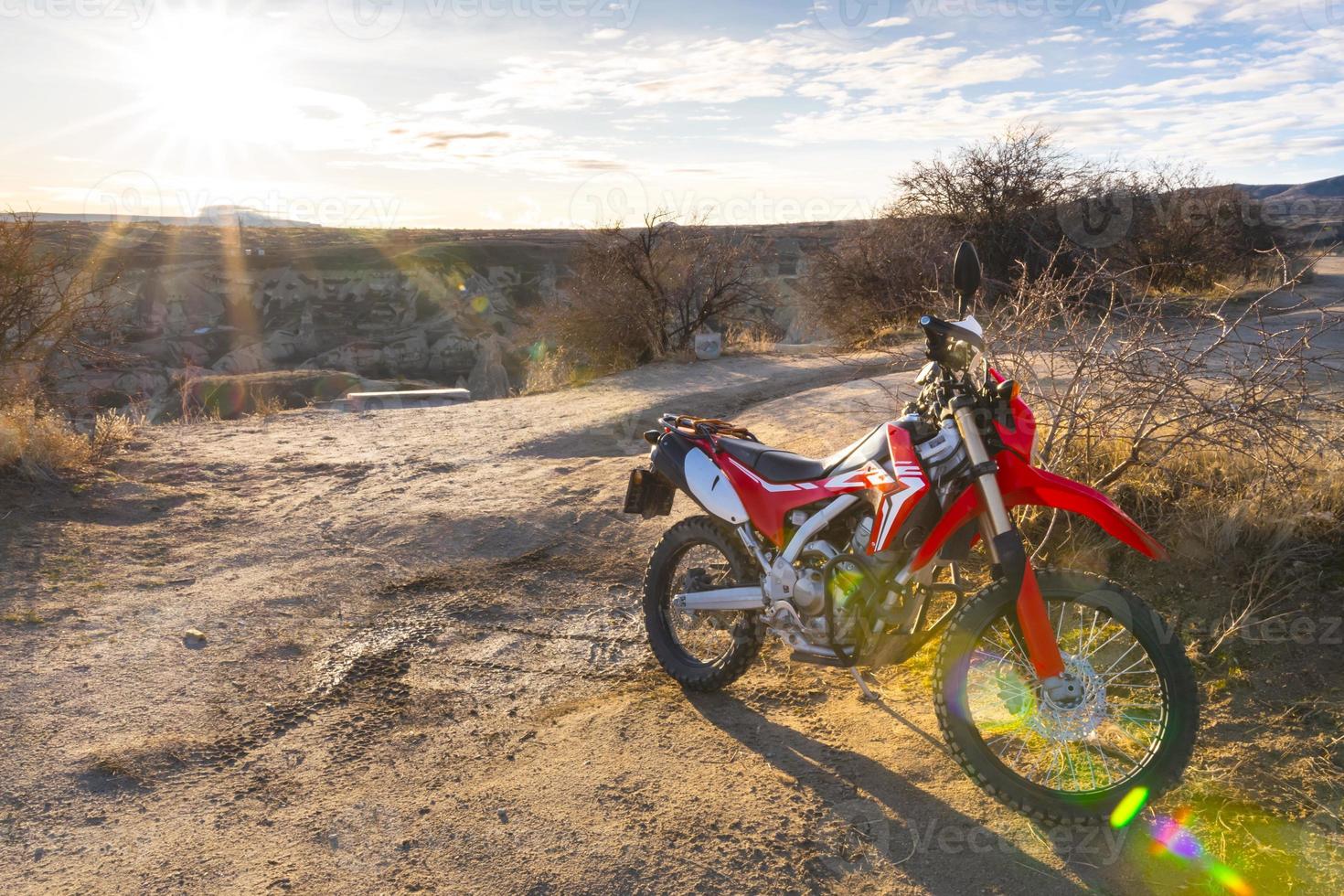 motorcycle in nature photo