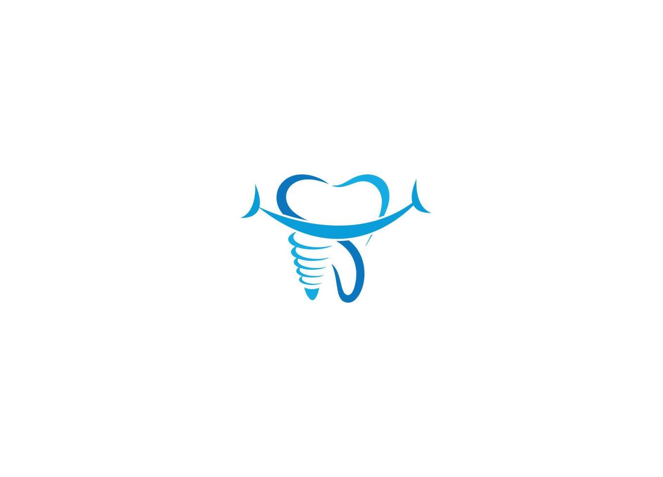 dental care creative modern logo design vector icon template
