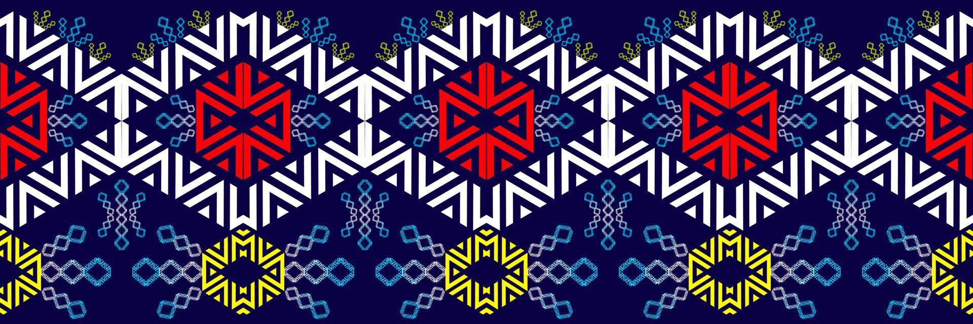 Geometric ethnic oriental traditional pattern.Figure tribal embroidery style.Design for wallpaper,clothing,wrapping,fabric,vector illustration. vector