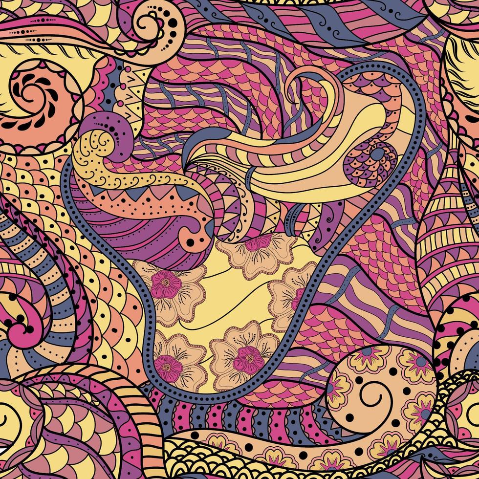 colorido tradicional étnico abstracto de patrones sin fisuras, colorido azteca tribal. vector