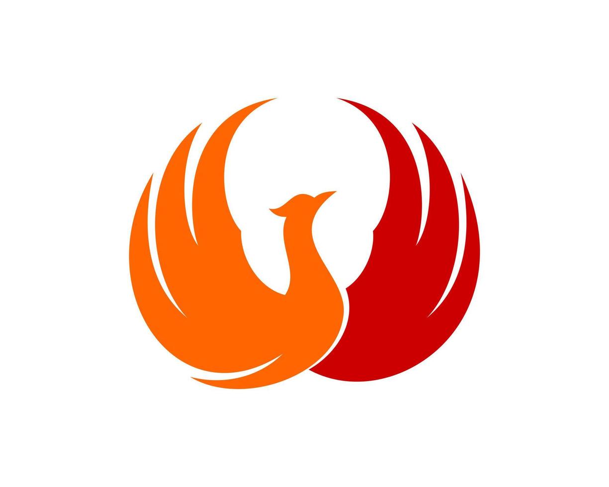 Simple and luxury phoenix vector