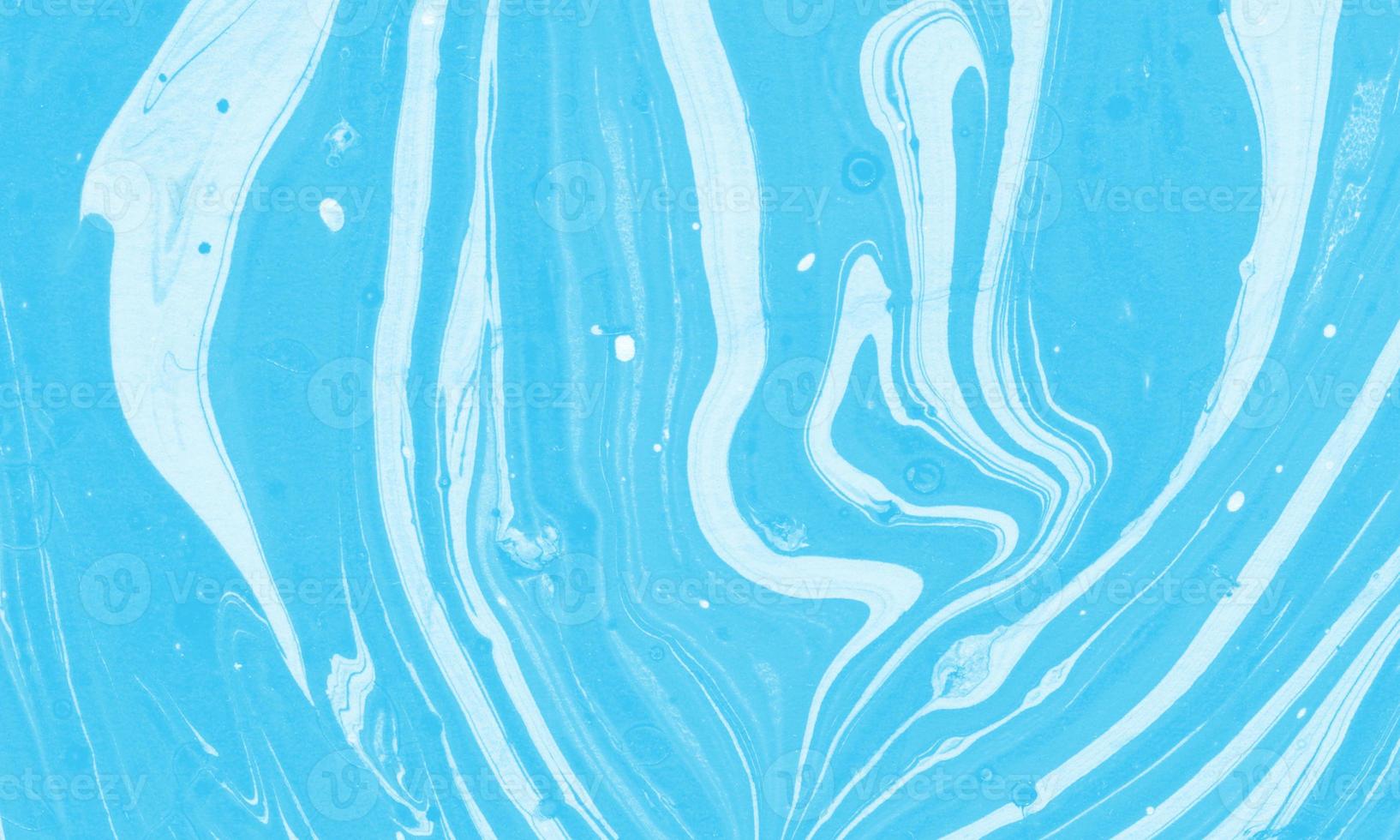 Liquid marble painting background design with bermuda color photo
